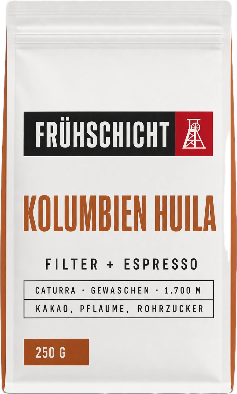 Kaffeebeutel Kolumbien Huila